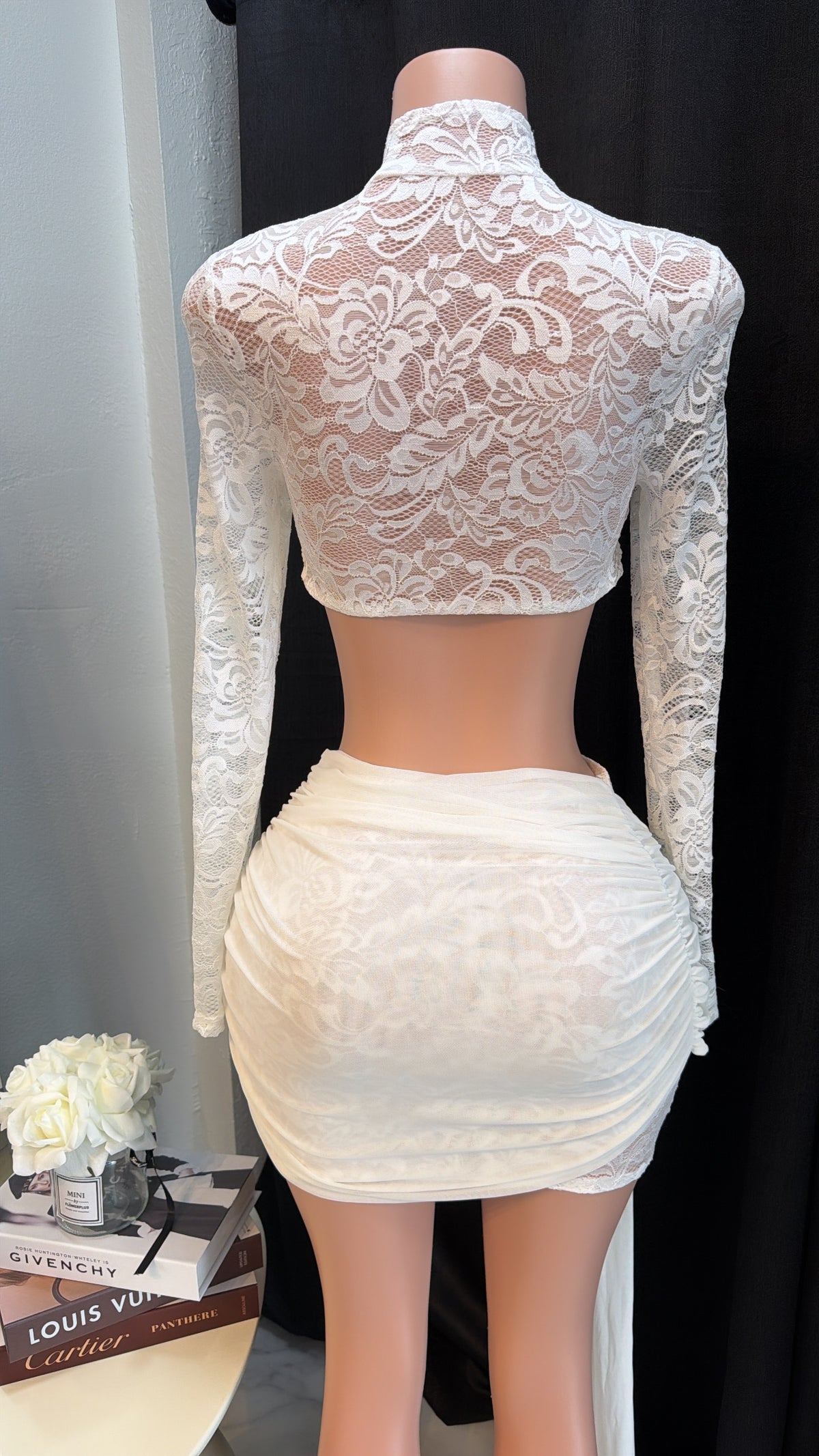 Lace white set