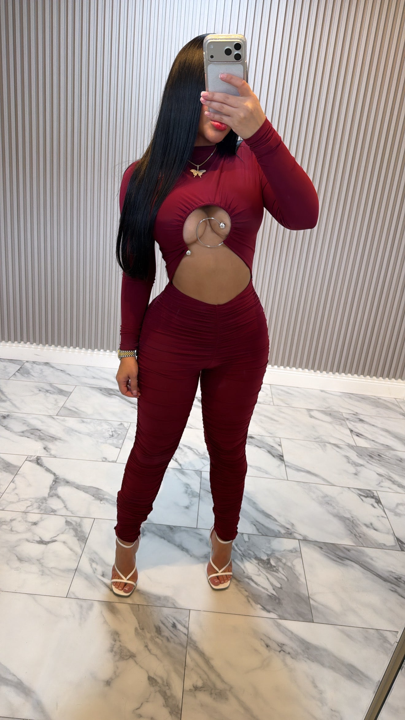Velvet jumpsuit