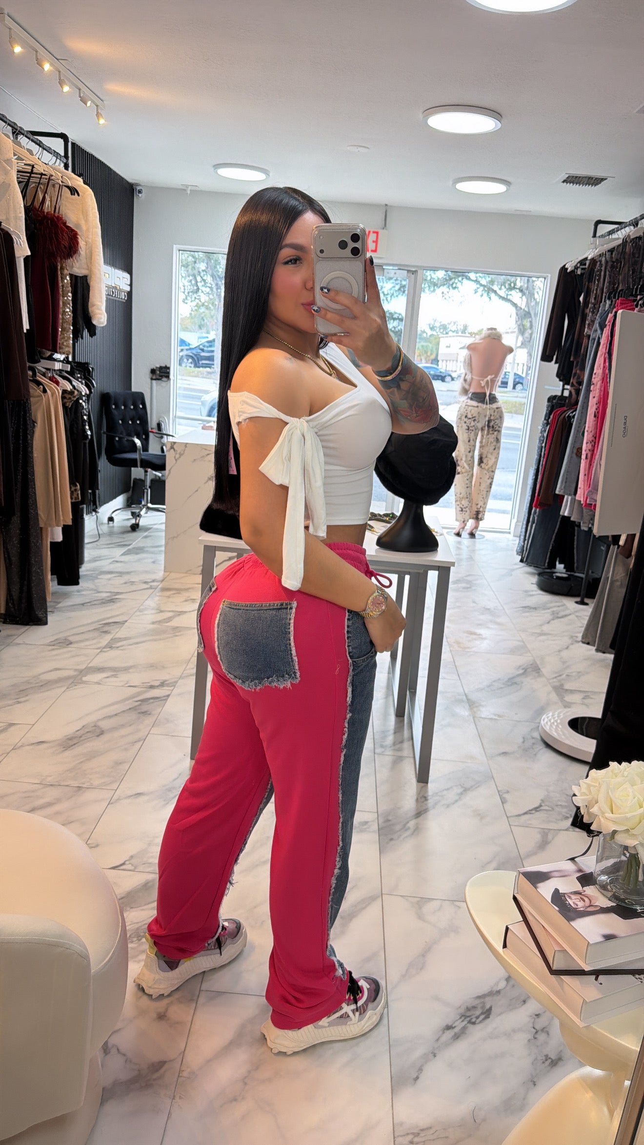 Jogger fucsia