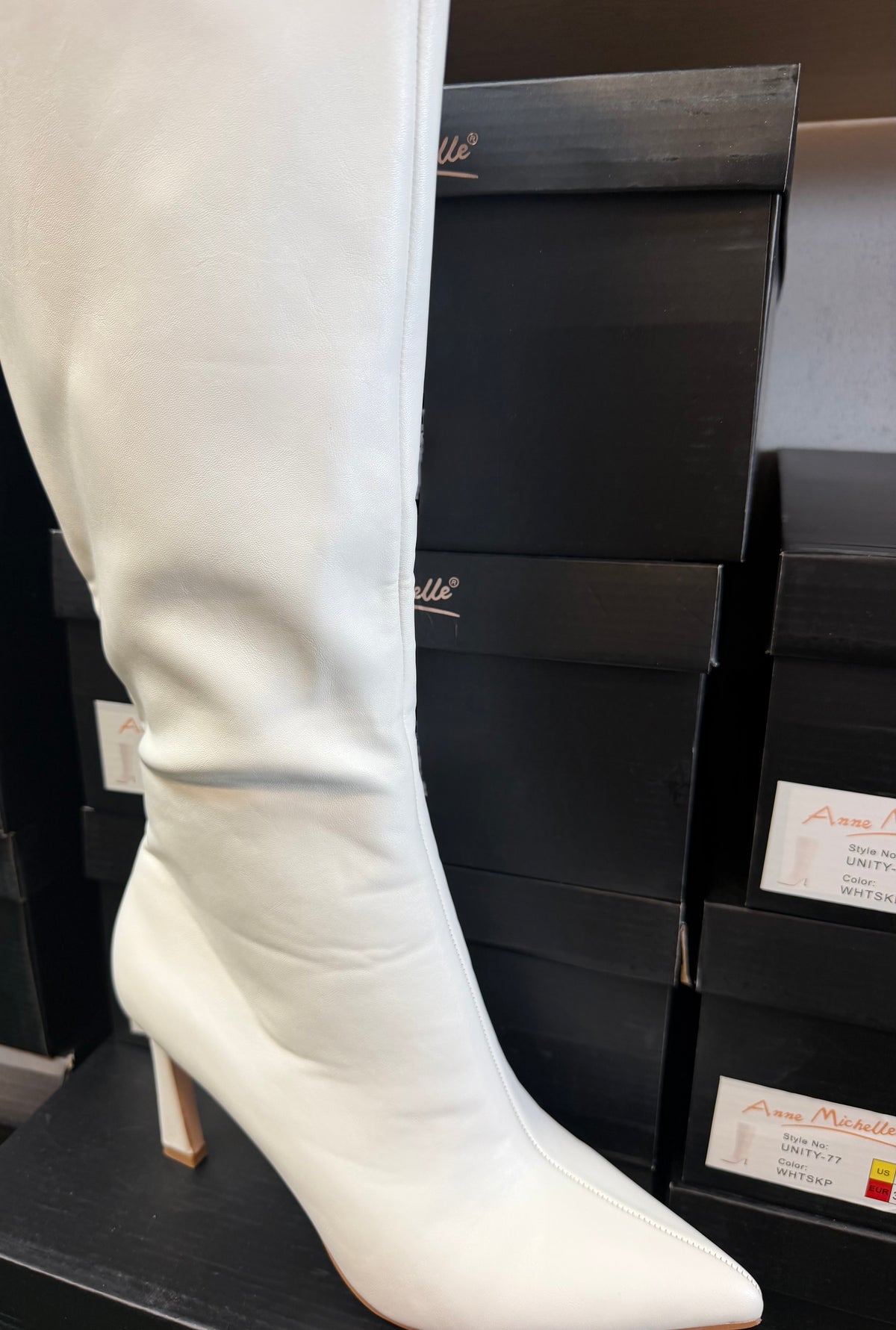 Ivory boots