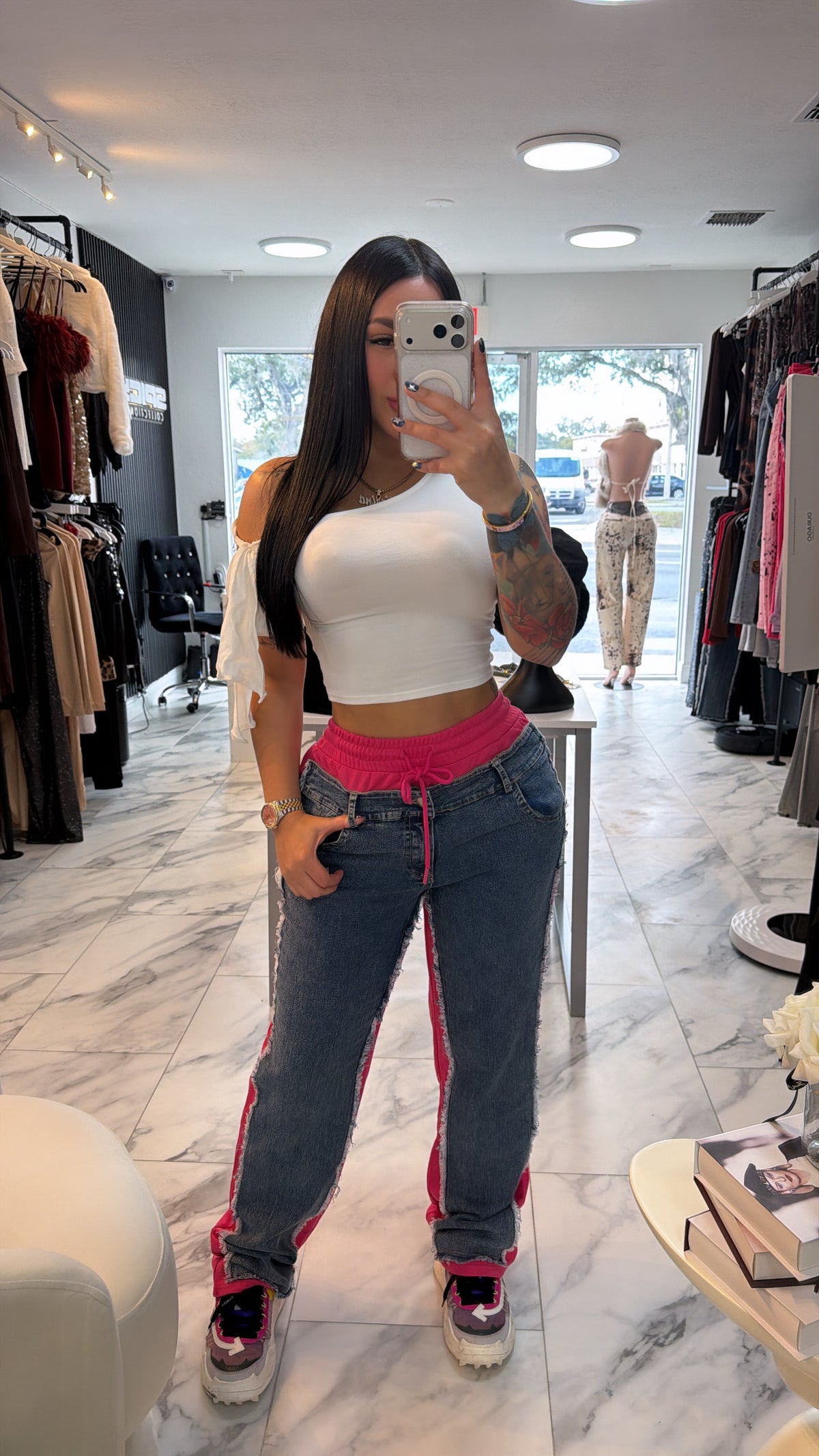 Jogger fucsia