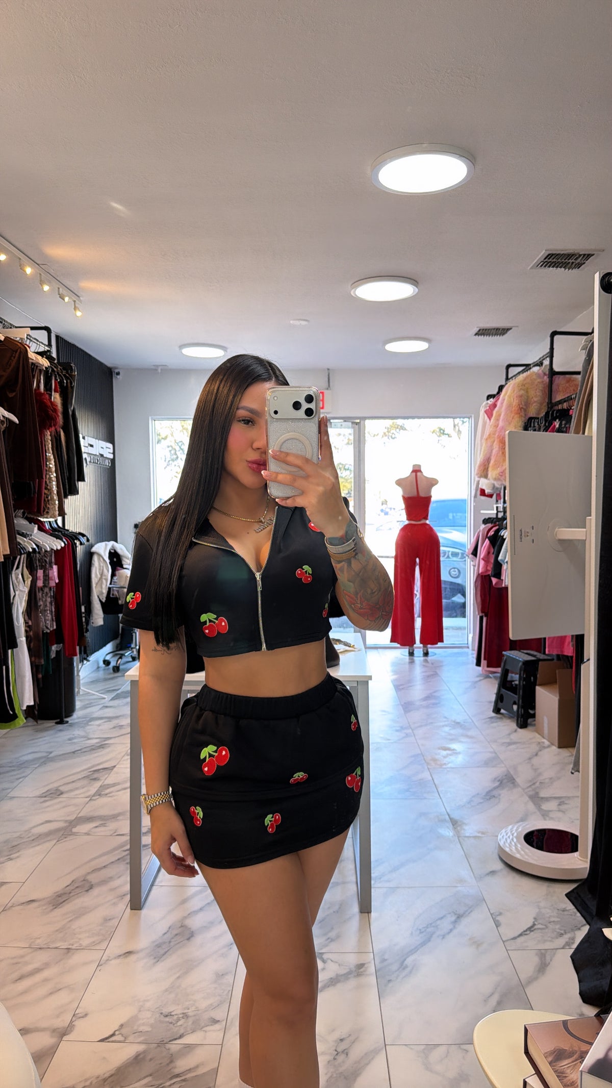 Cherry black set