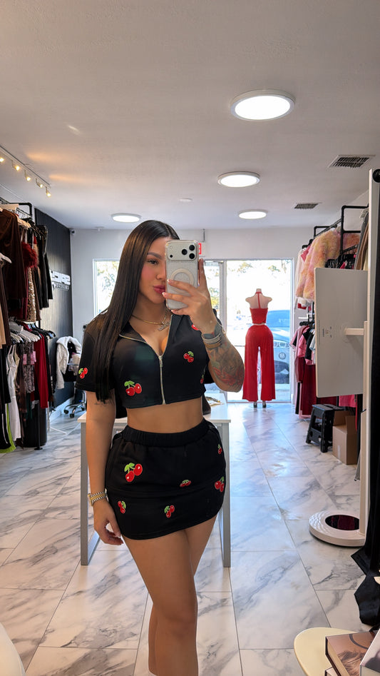 Cherry black set