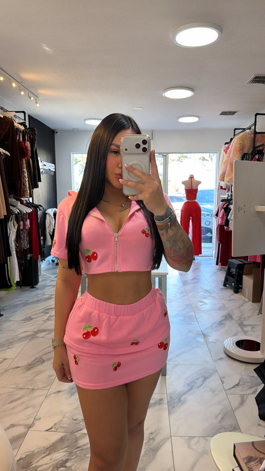 Cherry pink set